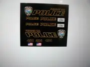 Pleasant Hill Iowa Police Car Decals 1:64 two for one money