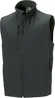 [Russell Athletic] Mens 3 Layer Soft Shell Gilet Jacket