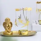 Whirling Elf Rotating Candle Holder Delightful Home Accessory for Any Setting