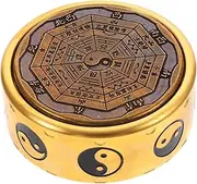 BCOATH Brass Finger Gyro Eight Diagram Craft for Portable Decompression for Adults Teens Fun Leisure Plaything Present Choice