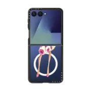 Galaxy Z Flip7 Impact Magnetic Case Bloom (Transparent)