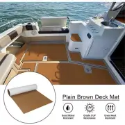 Plain Brown EVA Foam Boat Flooring Mat Marine Teak Decking Sheet Pad