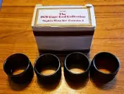 Vintage Avon Cape Cod Ruby Red Napkin Rings Set of 4 New in original box