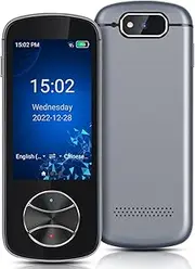 Labymos 3.0in IPS Touch Screen Intelnt Translator 1500mAh Automatic Converter Electronic Interpreter Compatible with Android