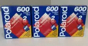 3x Vintage Polaroid 600 Plus Color Film 2 Pack (20) Exp. 04/94 & 2x 08/94 Sealed