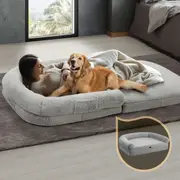 Alopet Foldable Human Dog Bed Calming 180cm Pet Mattress Removable Extra Large