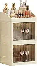 Makeup Organizer Vanity, Makeup Storage Rack, Stackable 3 Tier Stand,9.06x7.48x15.35 Inches, Holder Girls Women, Ideal for Desk, Bathroom, Bedroom, Corner, Sink Use