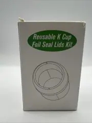 Reusable Coffee pods Refill Kit,1 Holder,2 Stainless Steel Reusable K Cups 200pc