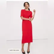 New with tags Banana Republic red MILANO SWEATER DRESS