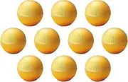 Set of 10, Temari Lid Gold Color [3.7 x 3.3 inches (9.5 x 8.5 cm)] [Lid Facing]