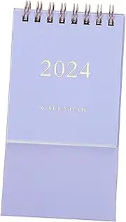 JEWEDECO Desk Calendar Cute Monthly Planner for Home Office Standing Calendar for Teachers Students Professionals Efficient Daily Scheduling