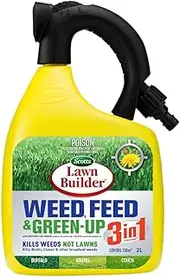 Scotts Lawn Builder - Weed, Feed and Green Up Liquid Lawn Fertiliser 2L - Rapid Greening - Suitable for All Lawns Including Buffalo