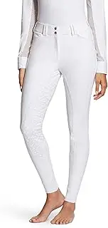 [ARIAT] Women's Tri Factor Grip Full Seat Breech White Size 34 Regular