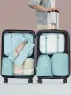 時尚斜紋收納袋分類旅遊衣物鞋子輕鬆整理行李箱 (3.1折)