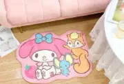 72x55cm Kawaii My Melody Plush Carpet Anime Cute Plush Absorbent Non-Slip