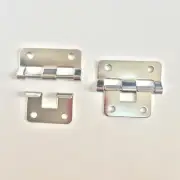 2 Pcs Chrome Take Apart Hinges 2 1/4 " (57mm) For ATA Flight Case, Guitar, D.J.