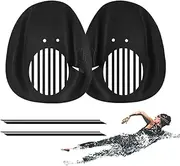 Swim Paddles | Swim Training Hand Fins for Adults,Swimming Gear with Adjustable Straps for Beginners to Improve Speed and Form