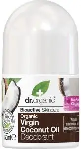 Dr Organic Roll-On Deodorant Coconut Oil 50ml