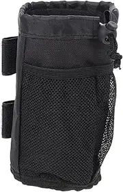 HOUDERCO Outdoor Bottle Storage Pouch for Wheelchair Bar Convenient Cart Cup Holder for Strollers Durable Oxford Cloth Essential for Parents The Go