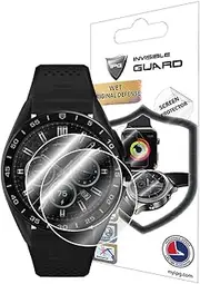 IPG for TAG HEUER Smartwatch Hydrogel Screen Protector (2 Units) Invisible HD Clear Film Anti Scratch Guard-Smooth/Self-Healing/Bubble Free (Calibre E4 (45mm))