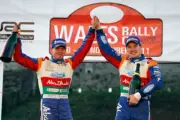 Jari Matti latvala Mikka Anttila Ford WRC Portrait podium 2011 Old Photo 2