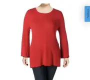 $99 Vince Camuto red sweater plus size 3X P10