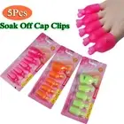 Plastic Toe Pedicure Nail Art Soak Off Cap Clips Gel Polish Remover Soak Off