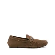 [Fendi] Fendi Driver FF Loafers 6 US BROWN