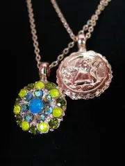 MARIANA GUARDIAN ANGEL SWAROVSKI CRYSTALS FLOWER Necklace Gift Valentine's Day