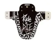 UXA WHITE Ride or Die Mountain Bike Fender Mud Guard MTB Mudguard Marsh Guard