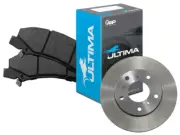 ULTIMA REAR BRAKE PADS & DISC ROTORS FOR HOLDEN ONE TONNER VY ECOTEC L36 3.8L V6