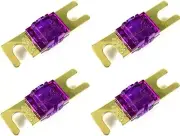 Absolute AFS150-4 4 Pack Of 150 Amp Gold AFS / Midi / Mini ANL Fuses