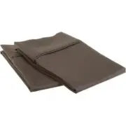 Egyptian Cotton 1200 Thread Count Solid Pillowcase Set Standard-Charcoal