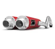 HMF Performance Red Full System Turn Down End Cap Polaris RZR XP | XP 4 1000