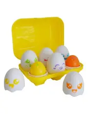[Tomy Toomies] Toomies Hide & Squeak Eggs Kids/Childrens Logic Sensory Puzzle Set 6-36m
