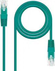 3m UTP CAT 5e Network Cable in Green by Nanocable, Perfect for Fast and Stable Connections in Computer Networks. Ensures Optimal Performance for Your Devices.