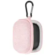 Geekria Hard Case Compatible with Jabra Elite 75t, Elite 65t Earbuds (Pink)