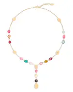 Marco Bicego 18K Yellow Gold Lunaria Tourmaline Multicolor Tourmaline & Diamond Lariat Necklace, 16.5-18