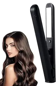 Hair Straightening Iron - Flat Straightener Styling Tool - 2 in 1 Fast Heat Ceramic Flat Hairstyling Iron for Friends Family Girls Boys