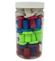 Jetblack Grip End Plugs Push In Non-Lock Mixed (Jar of 30)