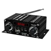 Digital Bluetooth Amplifier 12V Home Car 2 Channel HIFI Sound Speaker FM9160