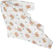ANDRESLAD Soft Swaddle Towel Breathable Cotton Blanket for Newborns Versatile Bath Nursery Use Cute Print Design for Swaddling Comforting Boys