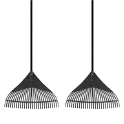 2x Gardenmaster Home Outdoor Garden Cleaning Maintenance/Care 560mm Leaf Rake