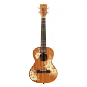Kala Hibiscus Mahogany Tenor Ukulele, Rosewood Fretboard, Mahogany Natural