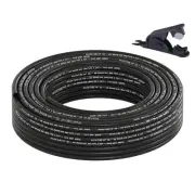 Boeray 50FT 1/4 DOT Air Line SAE J844 PA12 Nylon Air Hose with Cutter 1/4” OD...