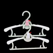 100 Pcs Clothes Hanger Connector Hooks Space Saving Closet Organizers Hanger