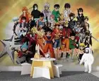 3D Japan Anime Self-adhesive Removable Wallpaper Murals Wall 92