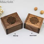 Wood Tube Music Box Wind Up 40 Tunes Option Xmas Birthday Present Gift Toys