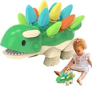 Toddler Sensory Toys, Dinosaur Early Education Game, Puzzle Children Sensory Early Education Training Hand Eye Coordination Toys for Kids Aged 1-3