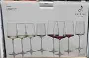 Zwiesel Sensa Red and White Wine Glasses, 8-pack